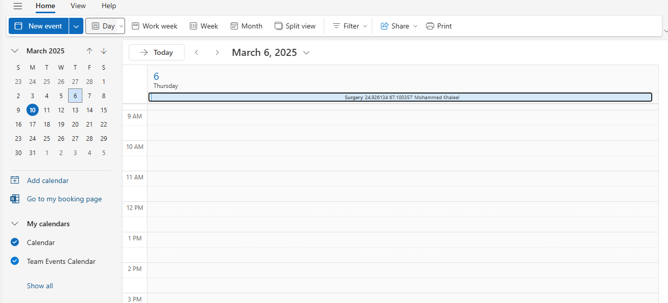 Patient Data Synchronization & SharePoint Integration interface screenshot 2
